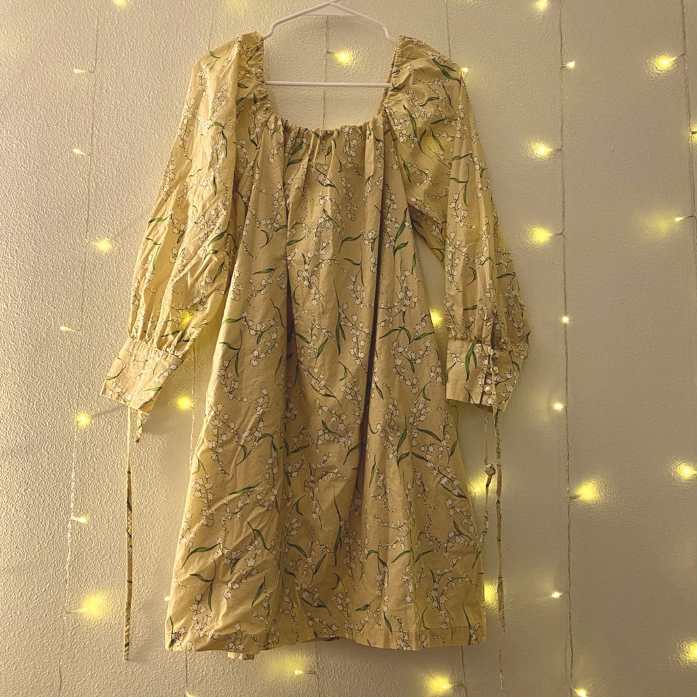 Lily-of-the-Valley Tunic Dress, lined with pockets!